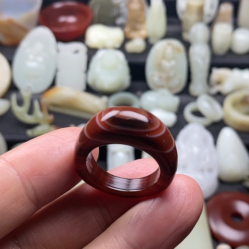 【闪购商品】玛瑙/玉髓戒指未镶嵌