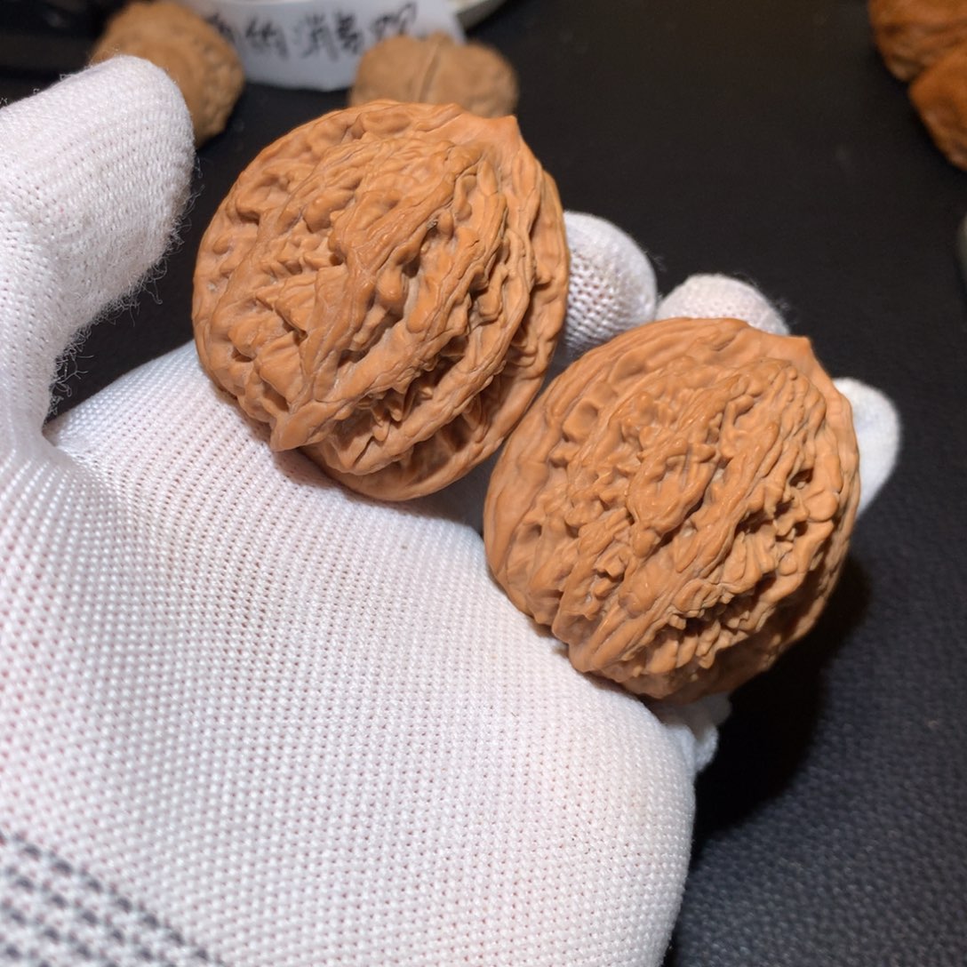 文玩核桃把件虎头42