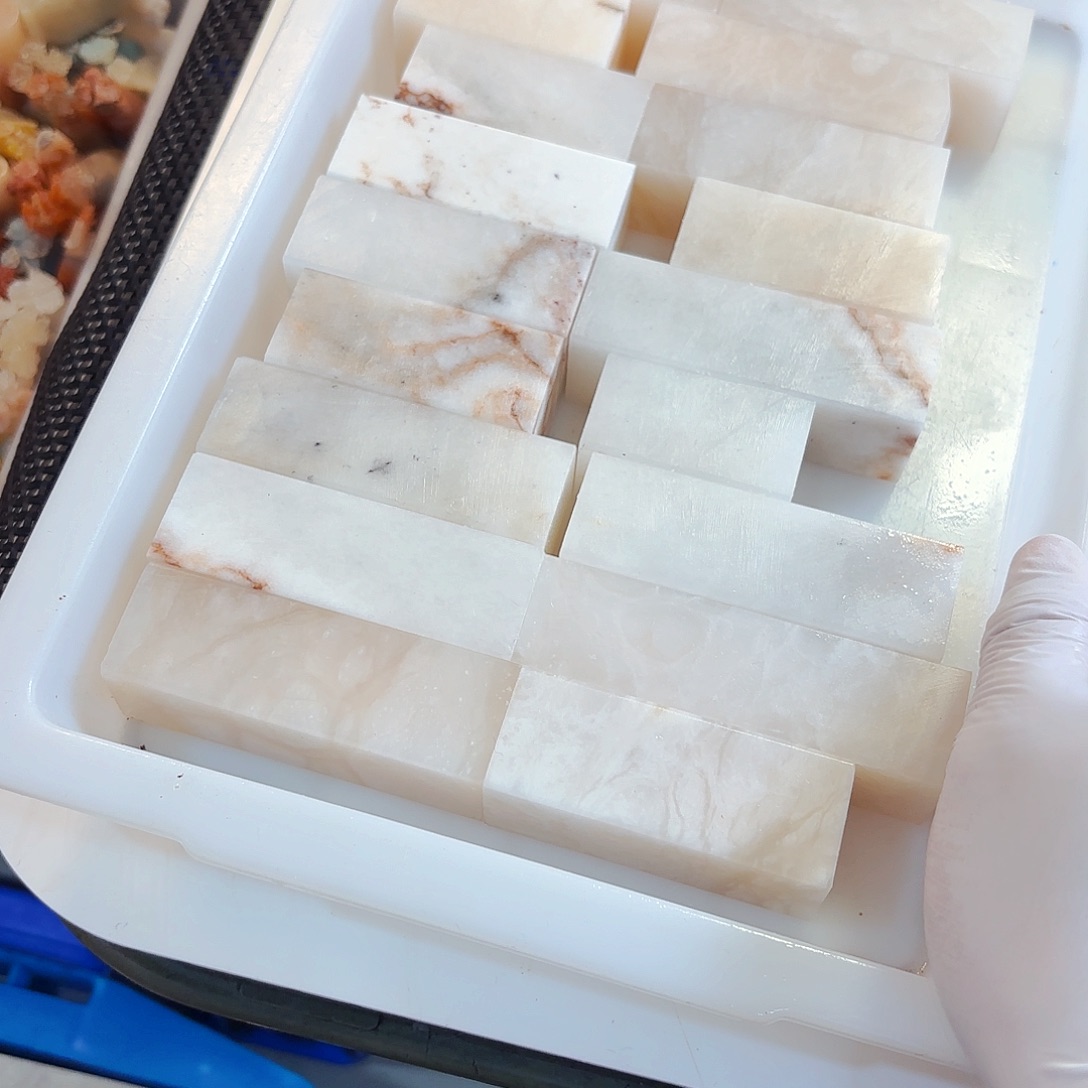 探***者印石青田石苹果和三星