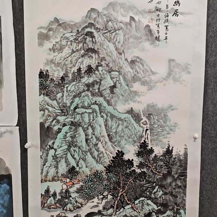 国画贾海瑞老师现场定制