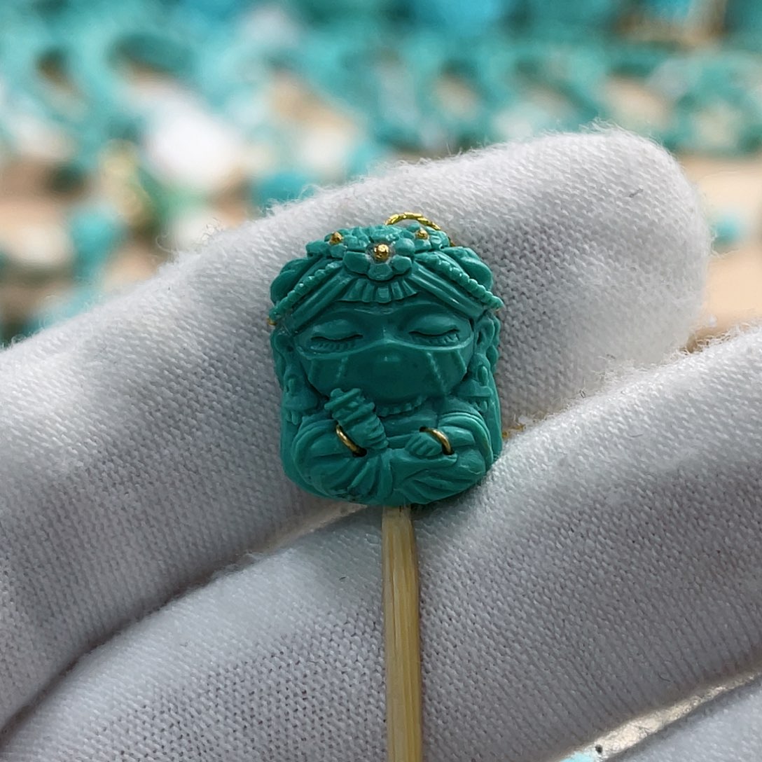 绿松石珠宝奇石未镶嵌