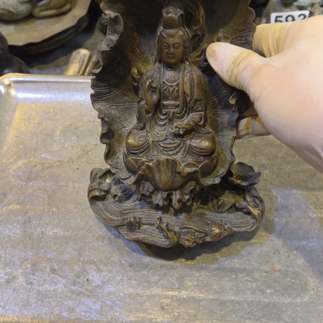 黄铜摆件，文房摆件