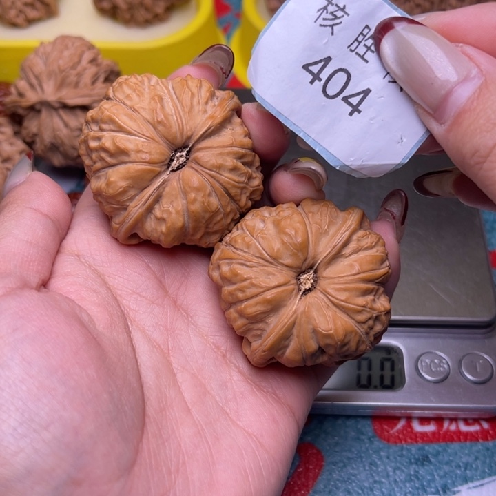 把件文玩核桃南瓜墩44.404