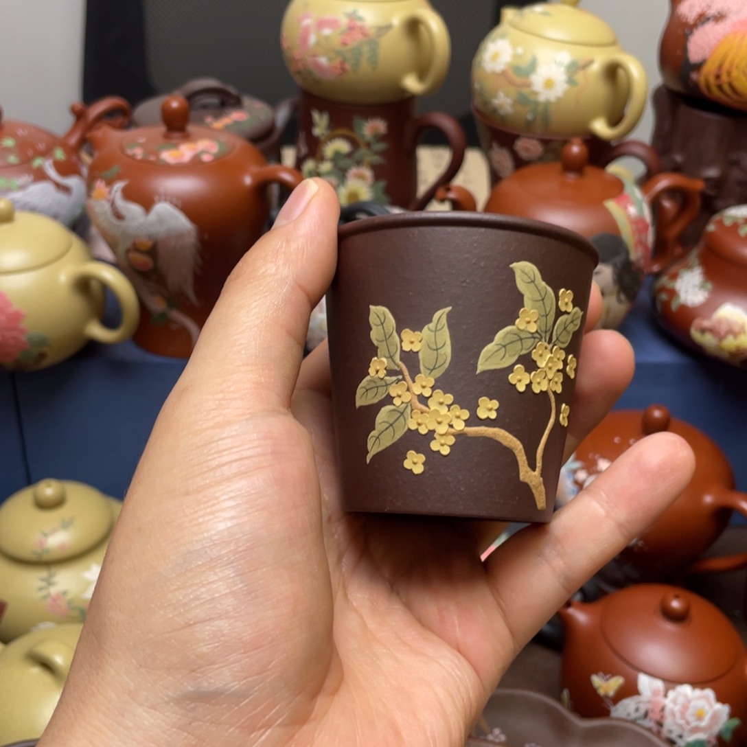 紫砂茶杯紫砂主人杯100cc