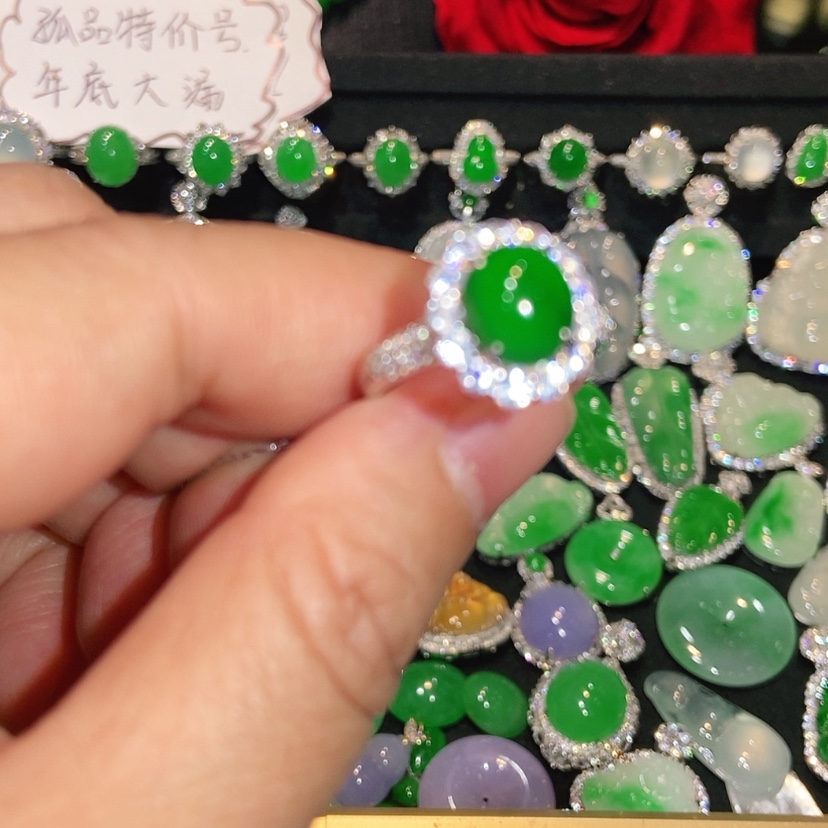 【闪购商品】未镶嵌戒指翡翠天然翡翠