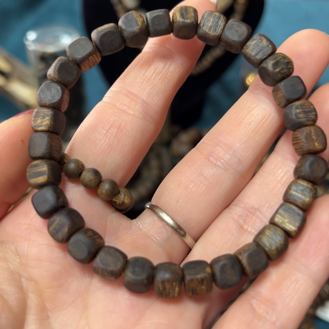 沉香手串张勺子卡6-6克多样性发货一条