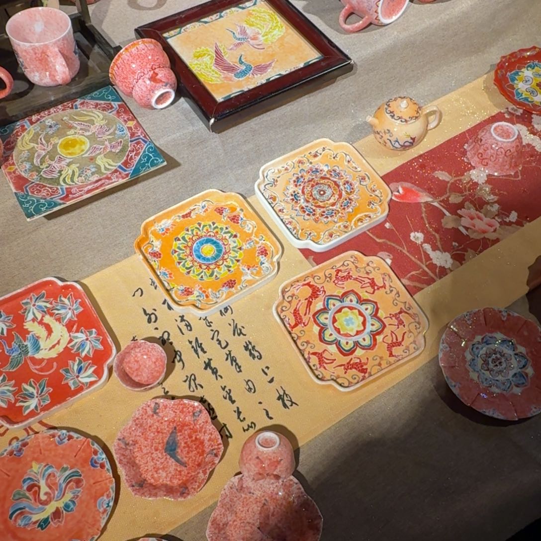 摆件陶瓷陶瓷陶瓷红28