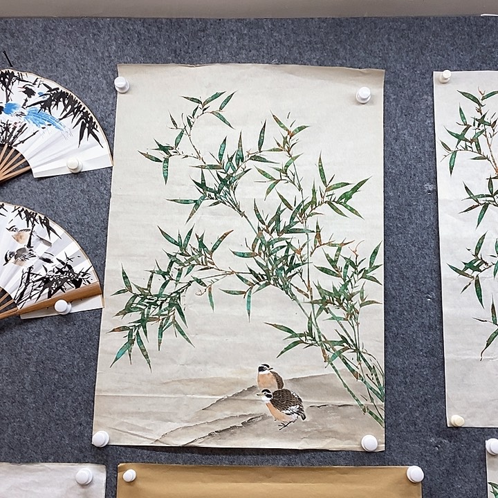 竖款新中式装饰画6