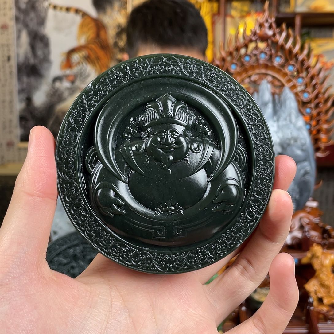 和田玉未镶嵌摆件