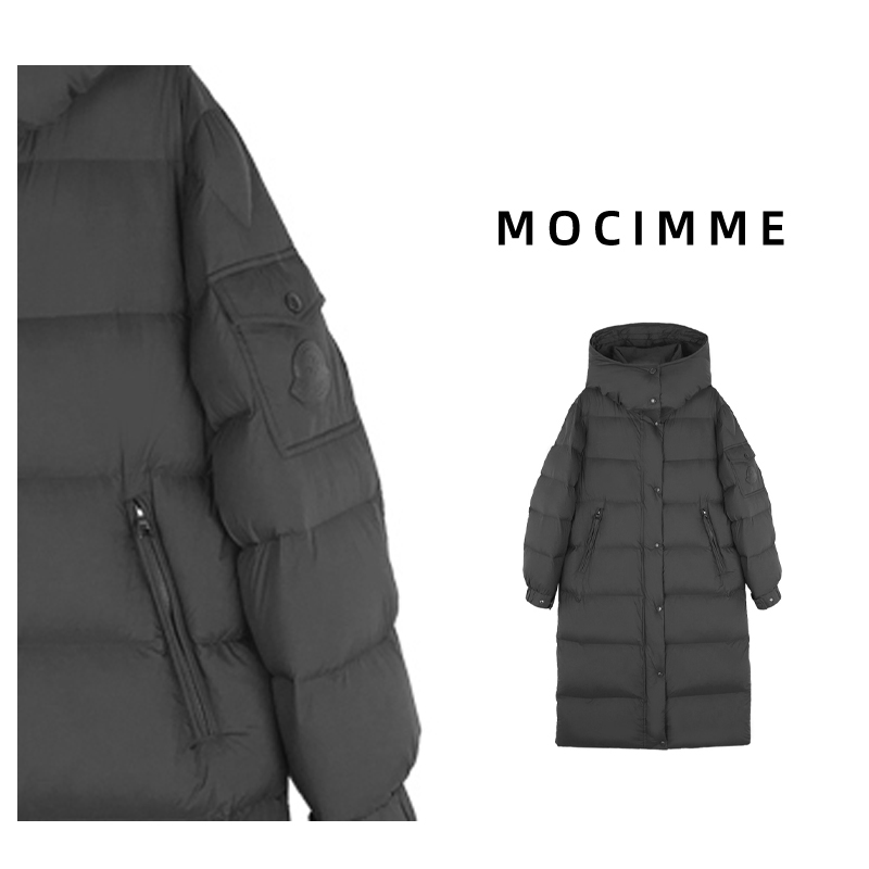 MOCIMME 【黑金】新款90鸭绒百搭宽松显瘦防风保暖羽绒服240428