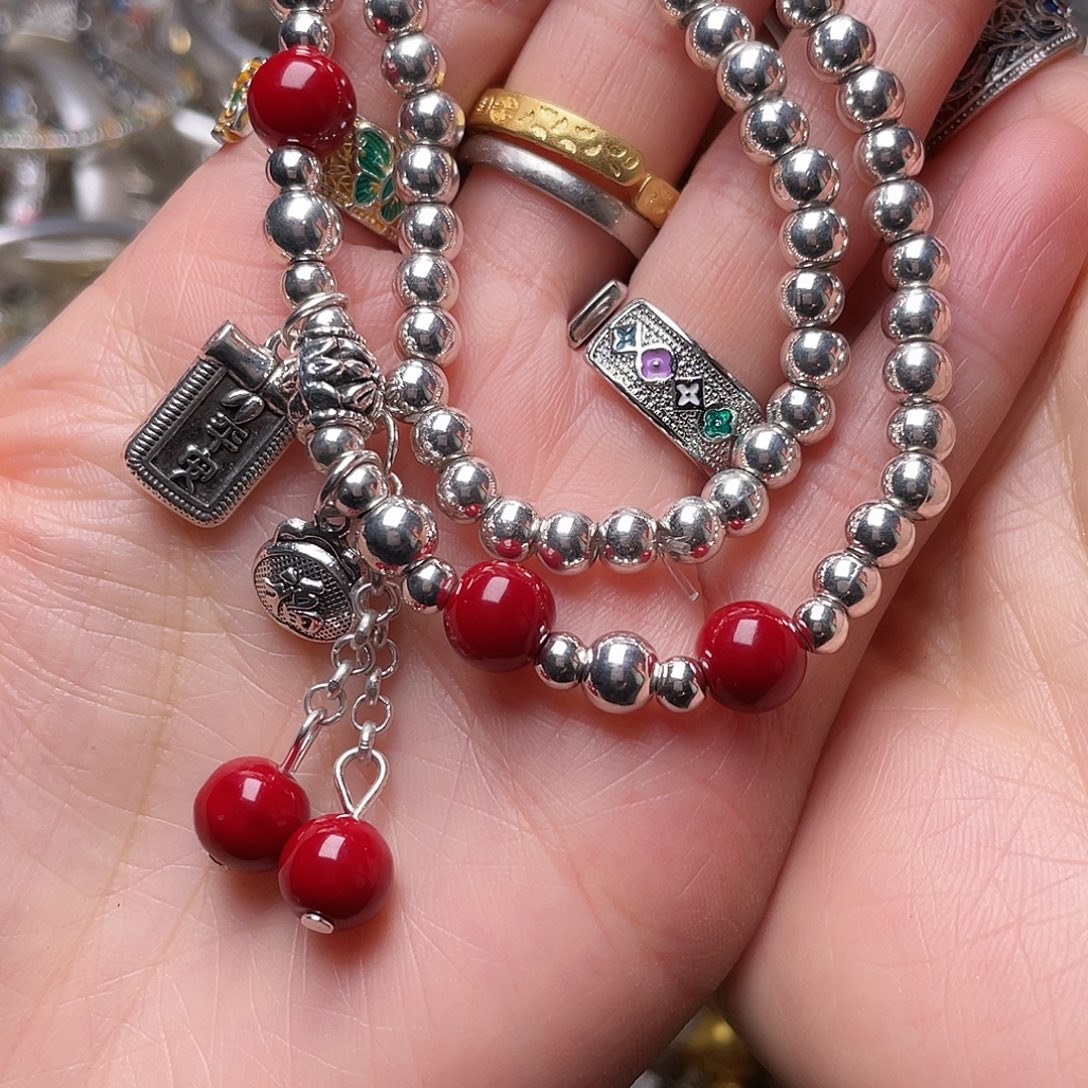 足银时尚潮流手链