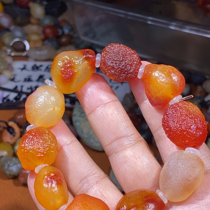 玛瑙/玉髓珠宝半成品未镶嵌喜***?