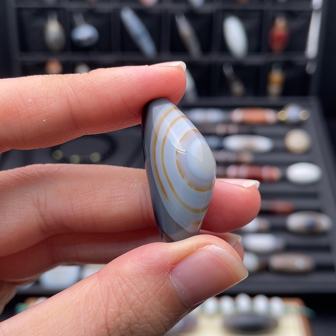 玛瑙/玉髓合金珠宝半成品