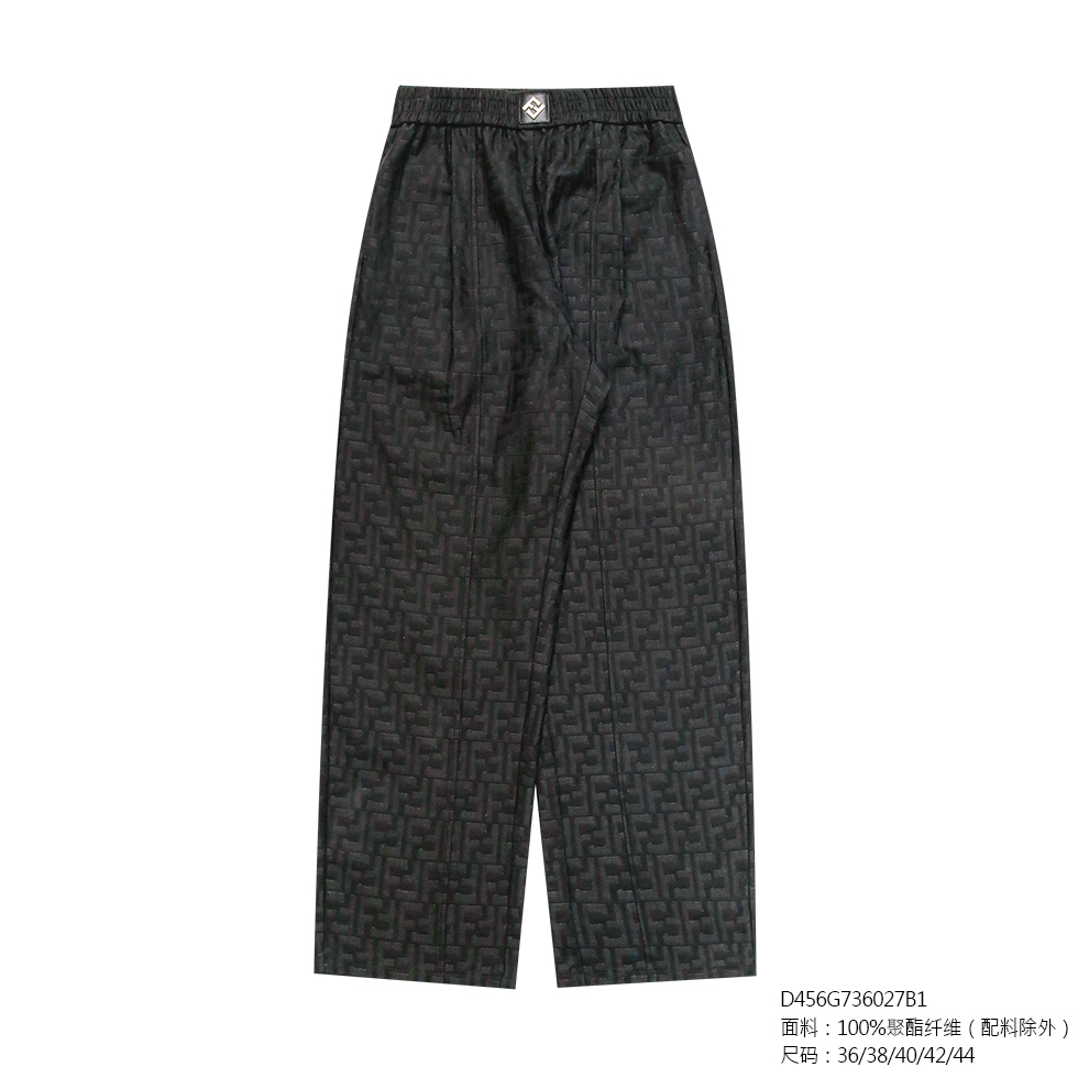 FENDILOR小怪兽25年春秋款女士休闲裤 D456G736027B