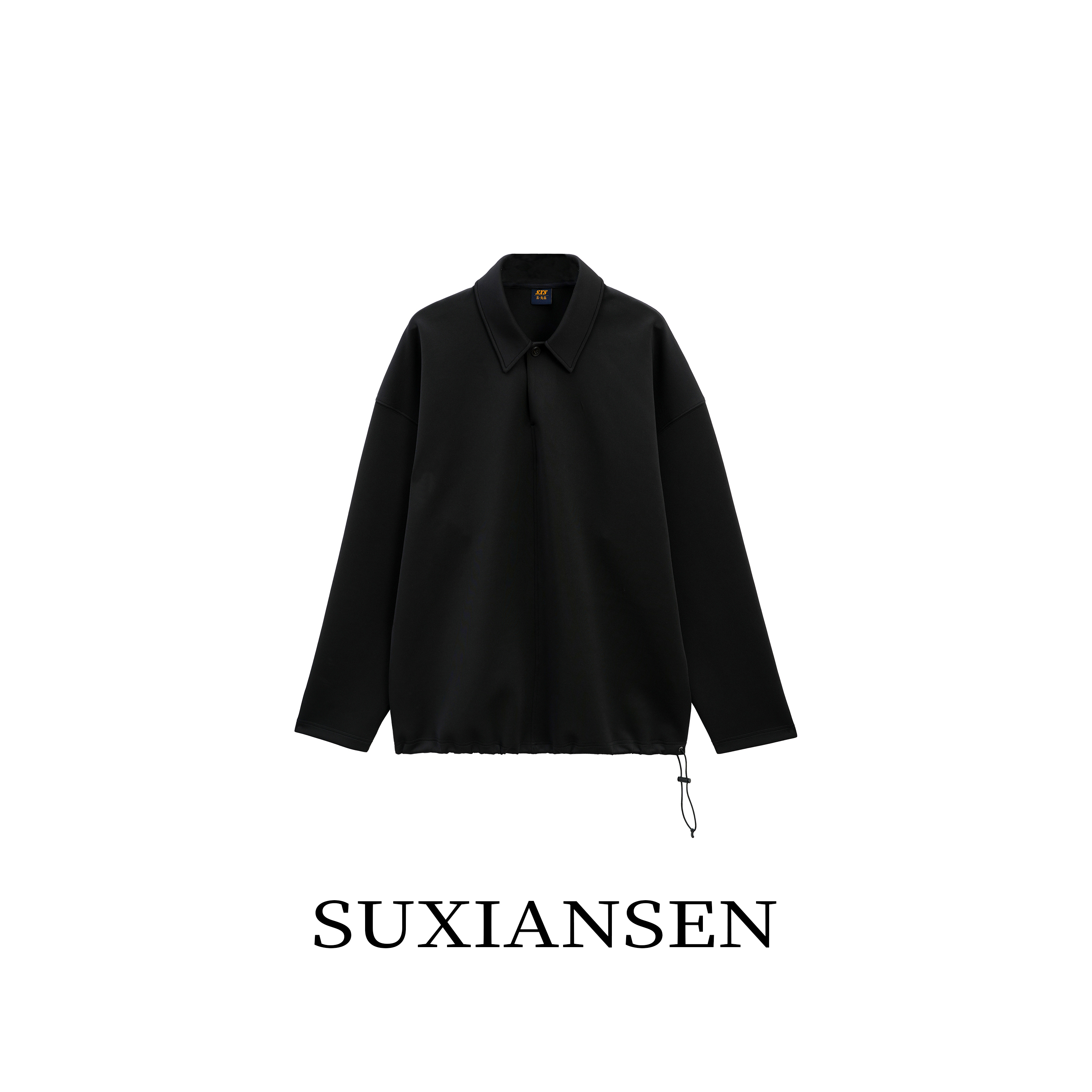 【大头叔叔】秋冬季重磅翻领休闲莫代尔长袖polo衫DDT7152