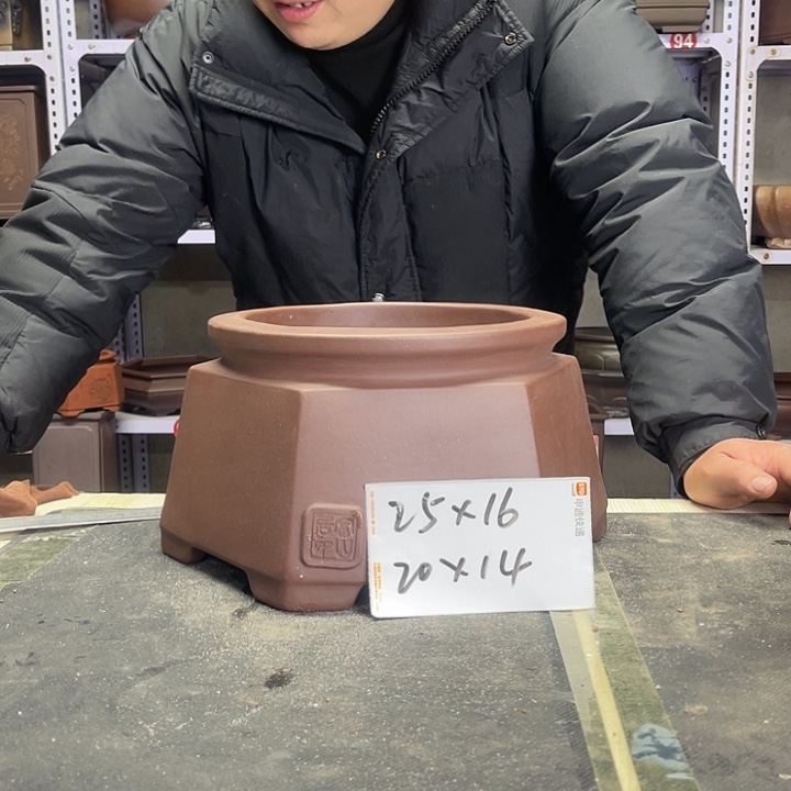 紫砂花盆紫砂等传统