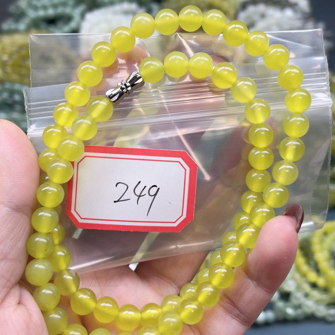 未镶嵌蛇纹石玉手串