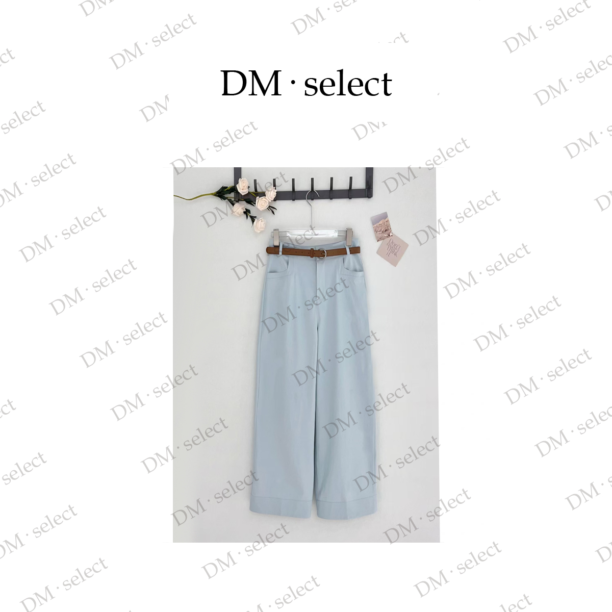 【2340】大漫甄选高腰速干洗水九分阔腿裤XYH3S5669