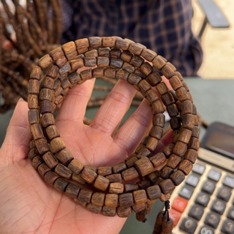 沉香手串乌身22克卡0.6多样性发1串