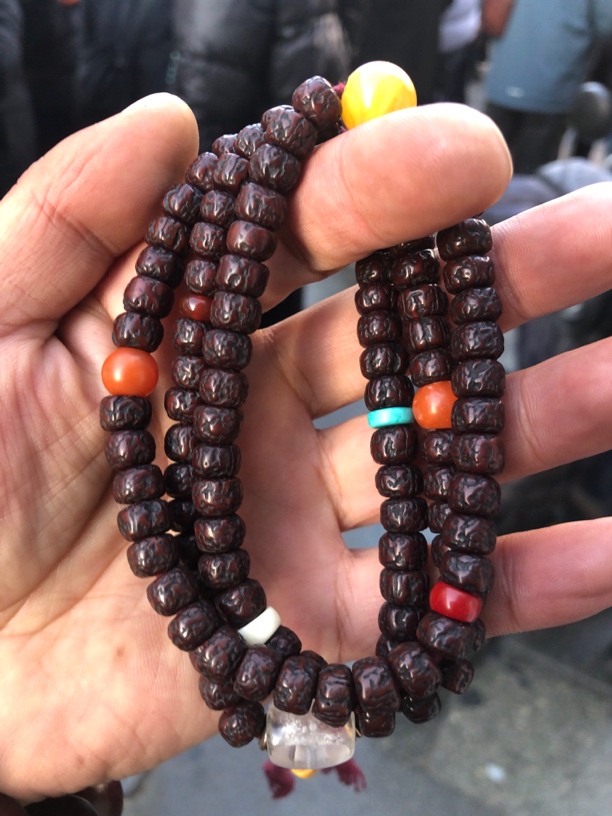 非金属木质手链 纯手盘小金刚念珠