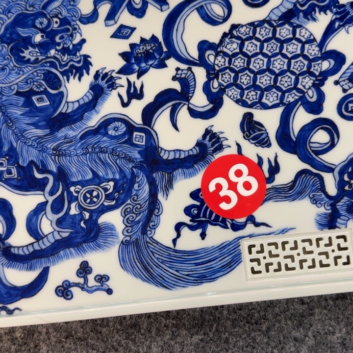 【闪购商品】月***逢景德镇手工手绘陶瓷