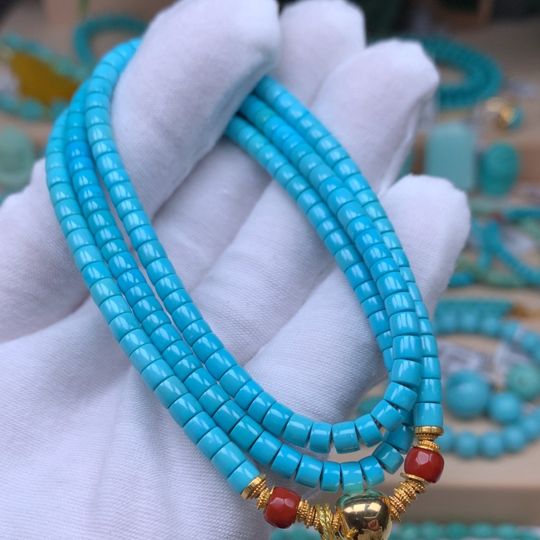 绿松石精品配饰未镶嵌