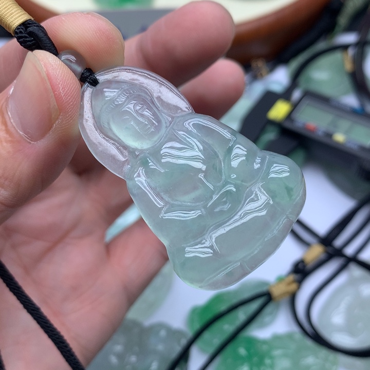 开***心一物一图，观音吊坠