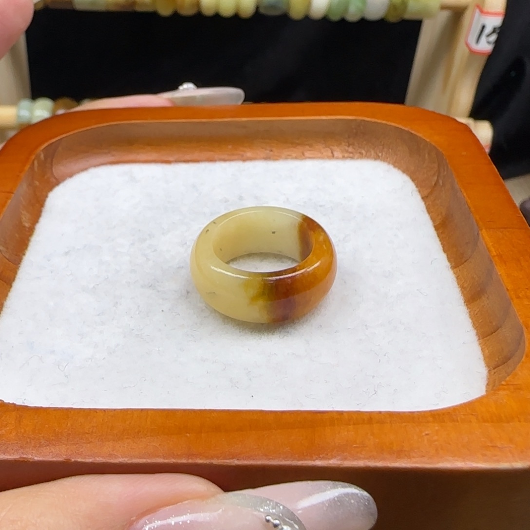 蛇纹石玉合金内径16ಠ**❤