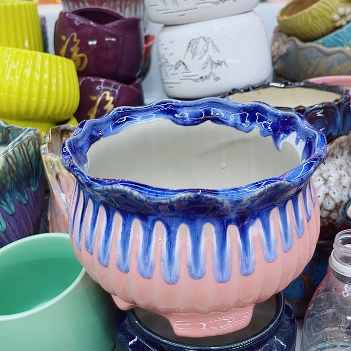 有孔.多肉陶瓷花盆！