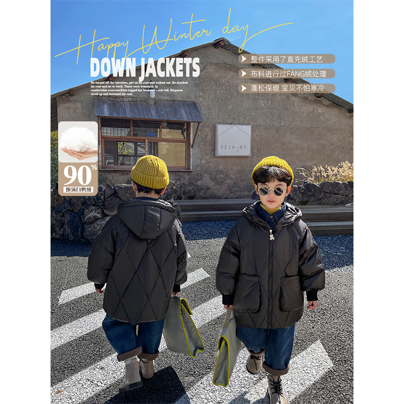 【小首尔】现货-qc8冬装儿童羽绒服SJ0260