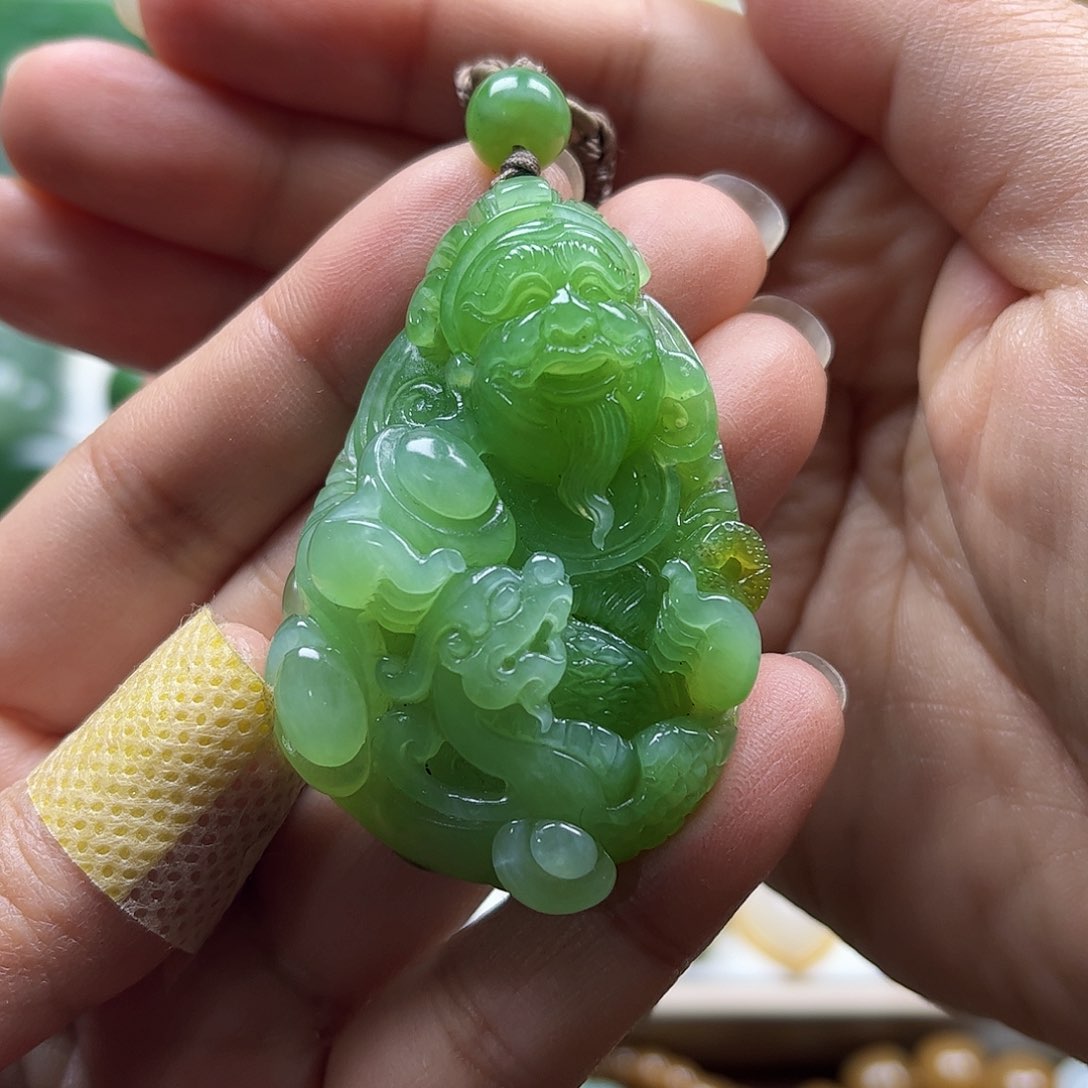 和田玉吊坠未镶嵌肉*子