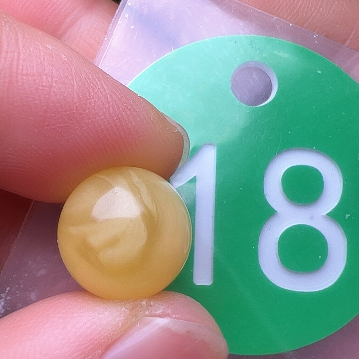 蜜蜡裸石未镶嵌11.7m m