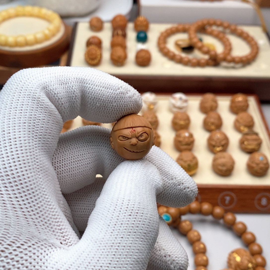 猴头核桃手串猴头