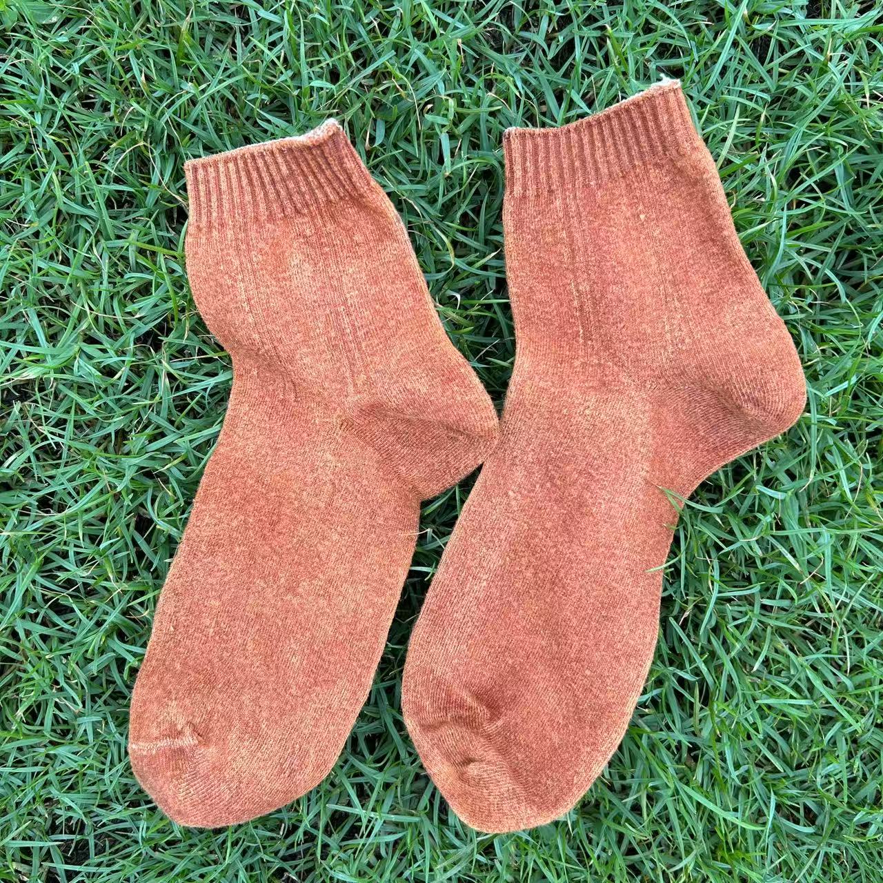 （莨珠记）香云纱植物染袜子