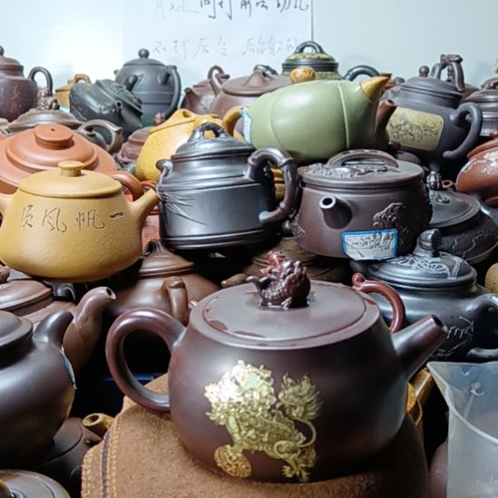 茶壶紫砂宜兴原矿古红泥柴烧手工珐琅彩300cc紫砂壶