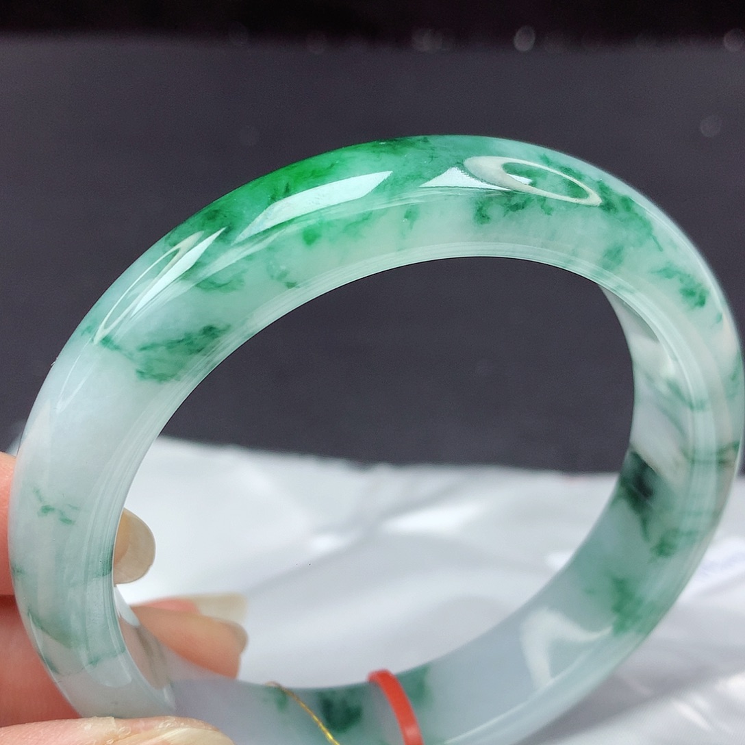 未镶嵌手镯翡翠58圈+854