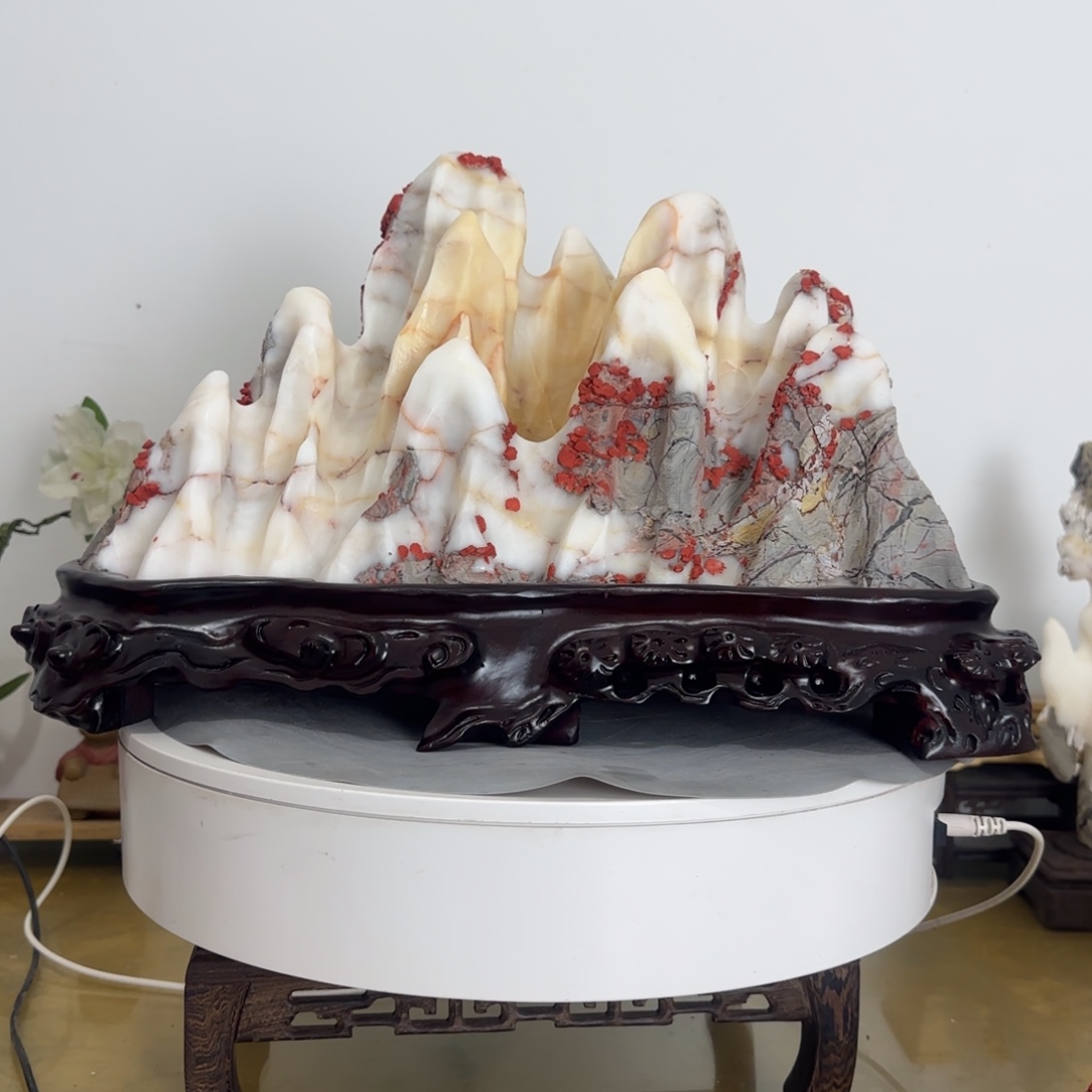 凌***》灵璧奇石白灵玉石