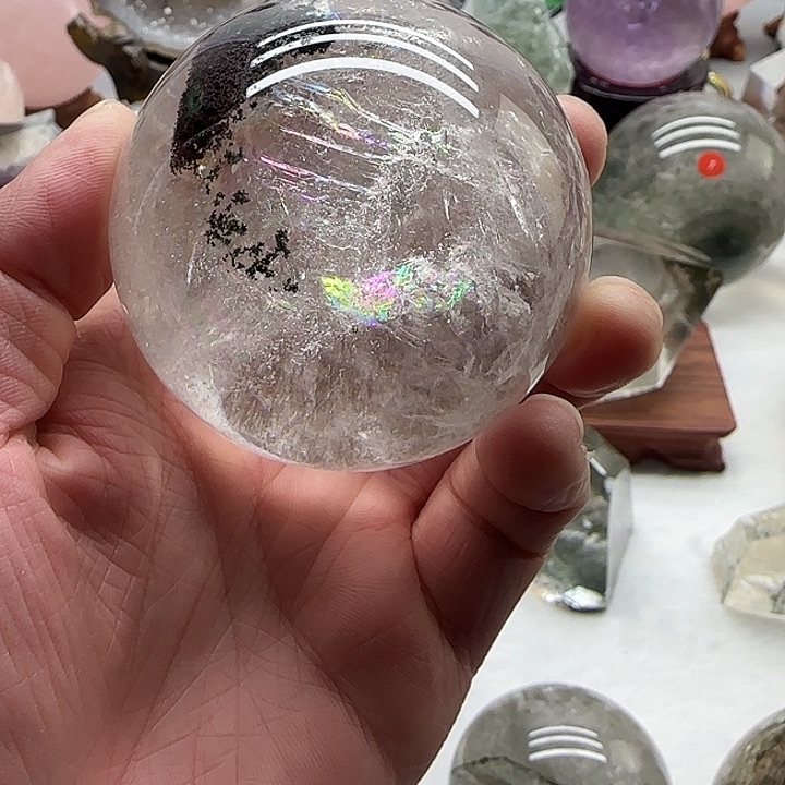 水晶球未镶嵌天然