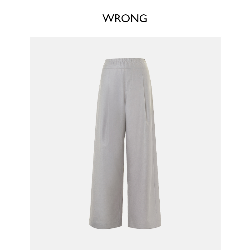 【顾文婷推荐】WRONG 双腰头阔裤  WP85PA278A60 