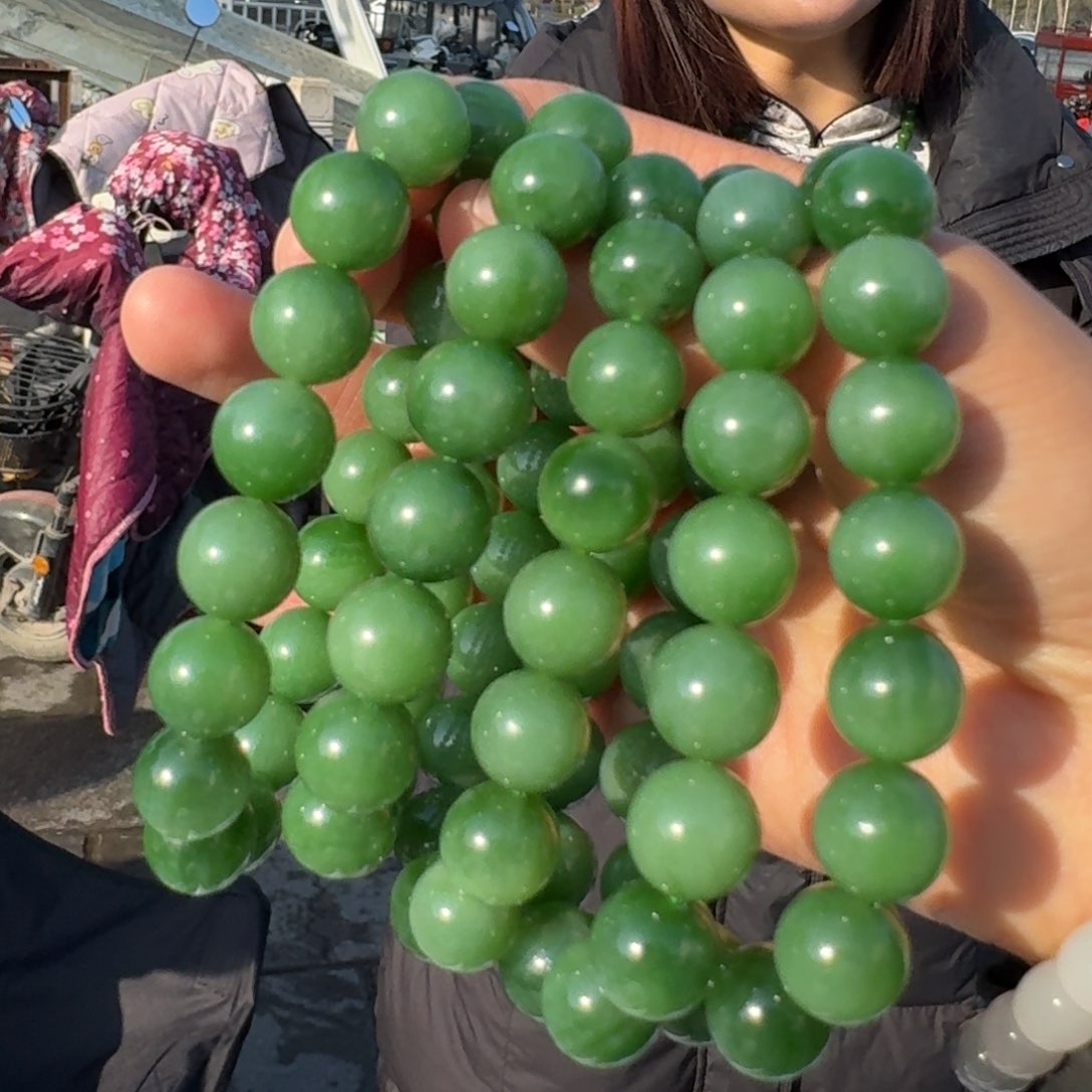 和田玉颈饰未镶嵌卡12碧玉东姐多样性拍一发一