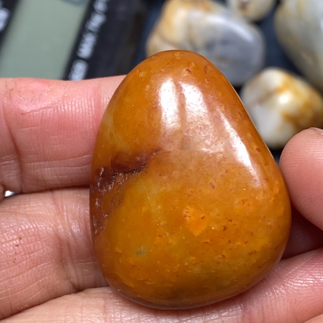 和田玉挂件足银镶嵌