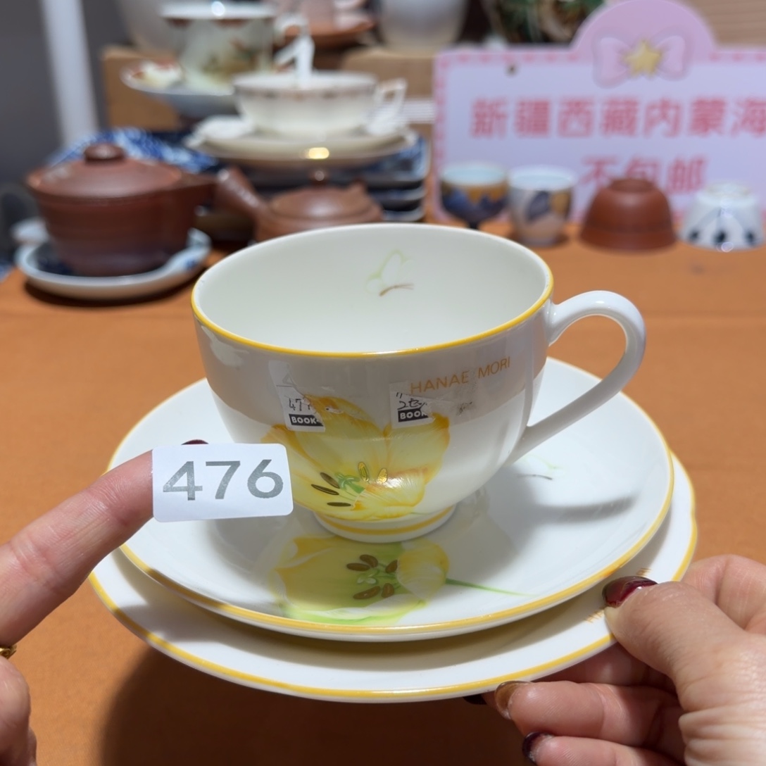 瓷片蝴蝶夫人，全新三件套