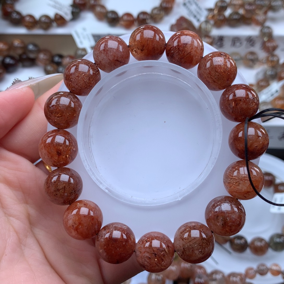 手串未镶嵌水晶黑金超七多样性发其一