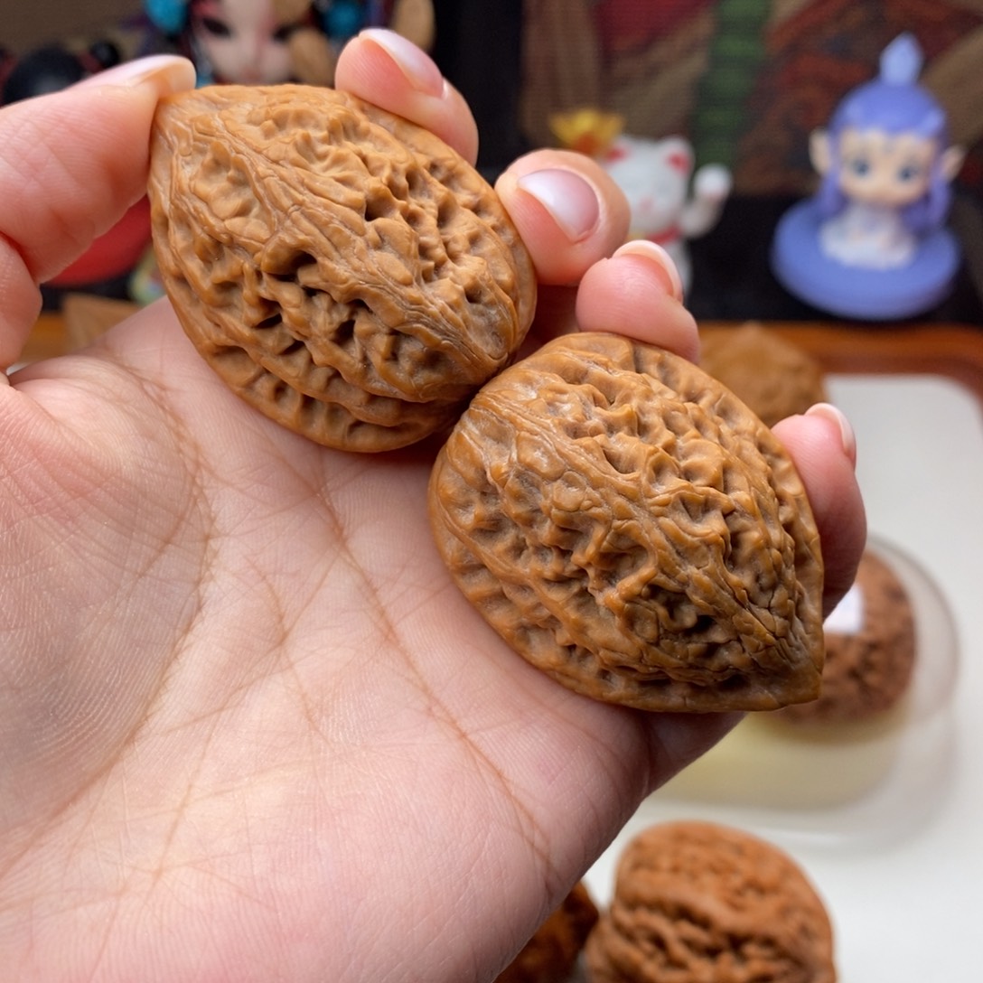 吊坠文玩核桃34佛光鸡心