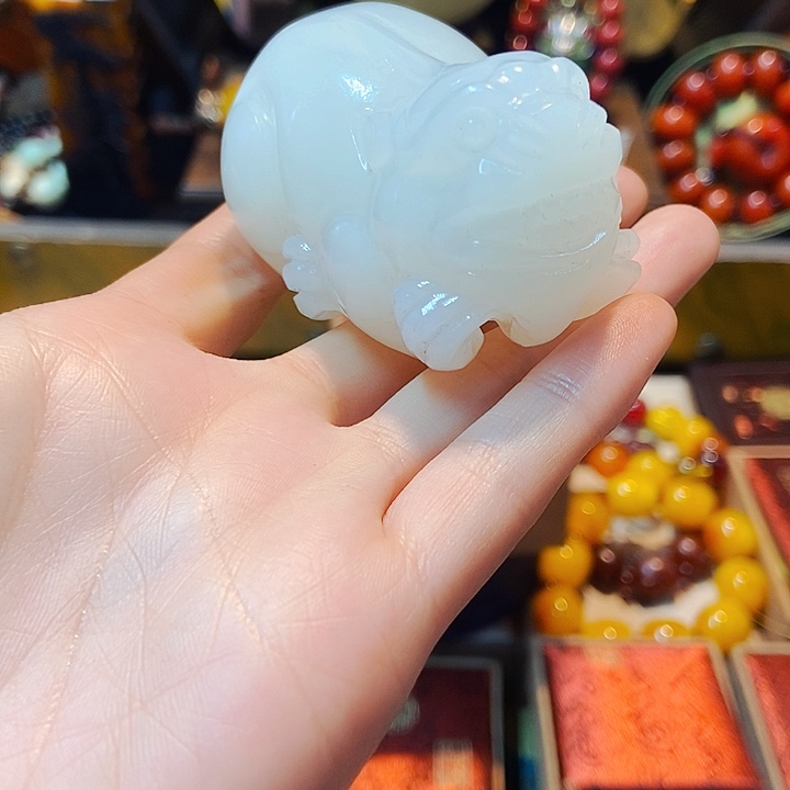 和田玉（白玉）颈饰未镶嵌