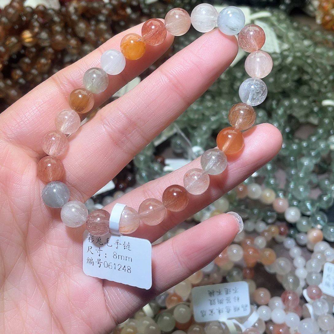 水晶手链未镶嵌sjui jing