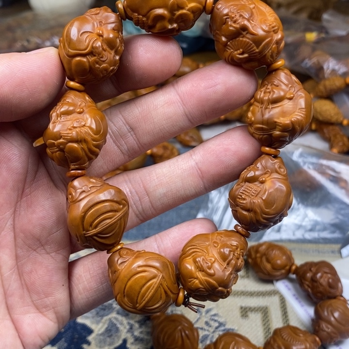 橄榄核手串/手链橄榄核雕工艺手串