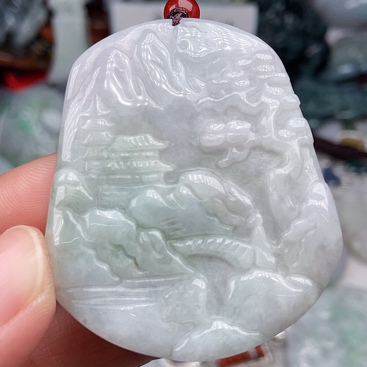 颈饰未镶嵌翡翠翡翠