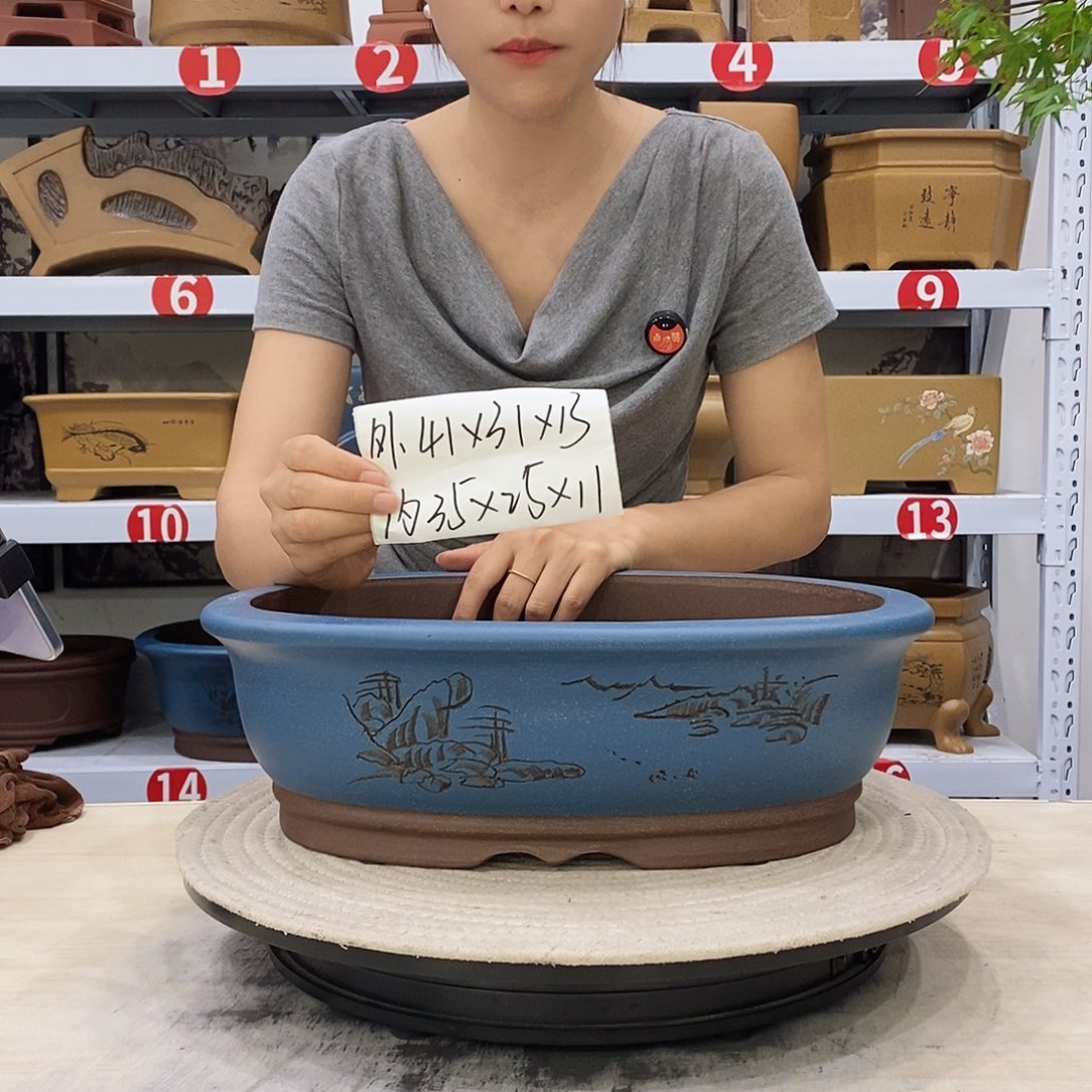 紫砂花盆紫砂花盆