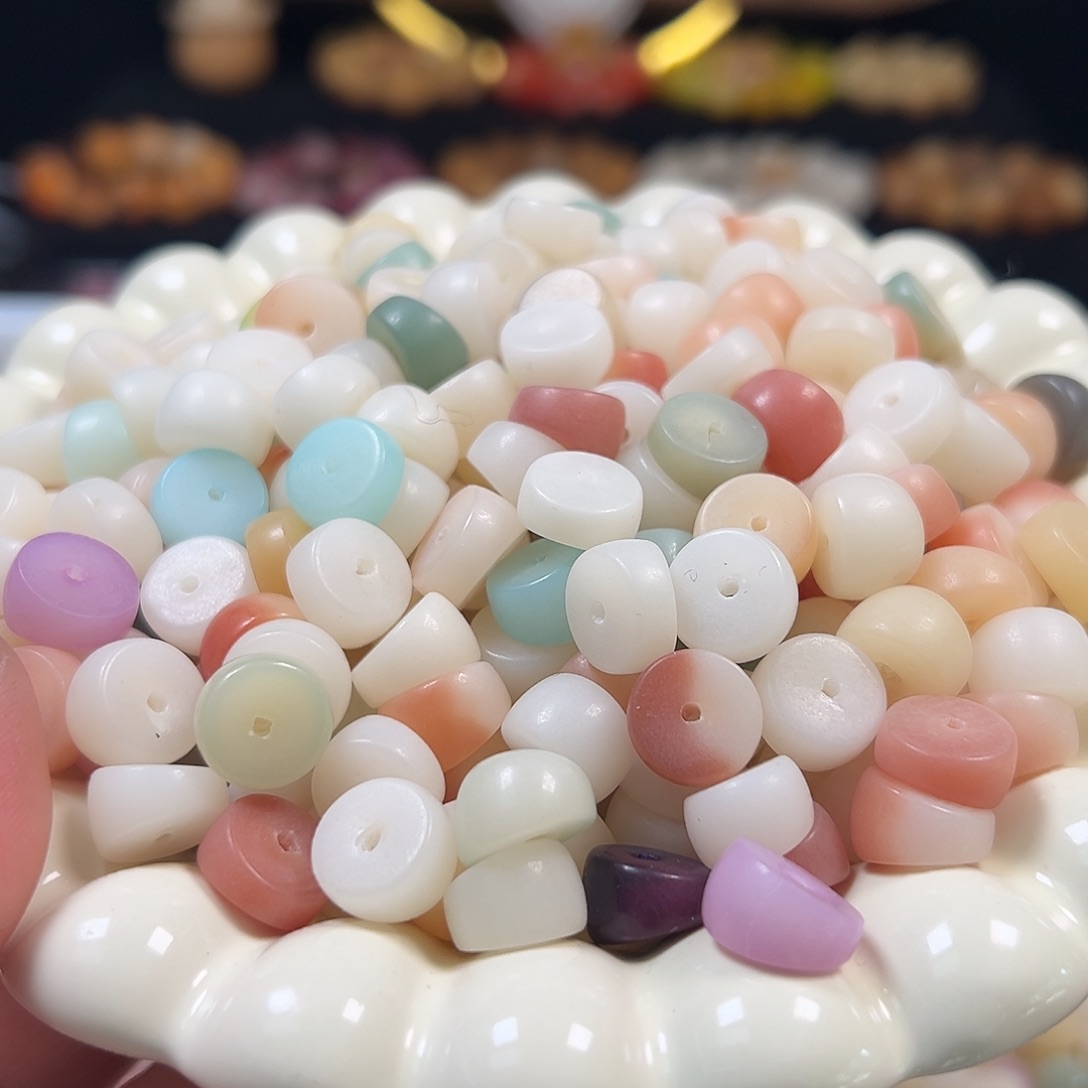 手串菩提根/象牙果微瑕卡12左右多宝大肠500颗